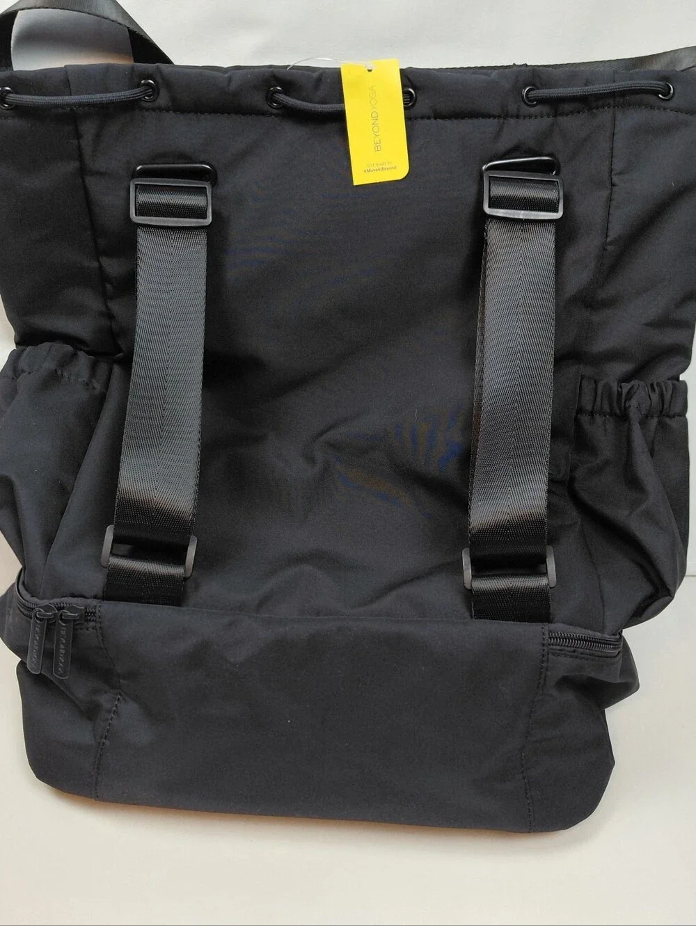 Beyond Yoga Convertible Backpack Shoulder Tote Bag Black New With Tags